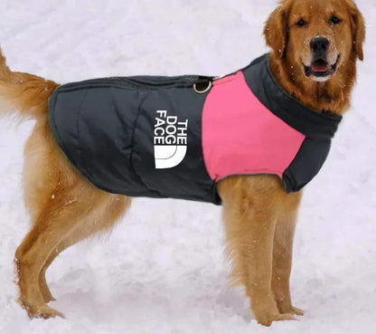 Dog Face Winter Puffer Vest